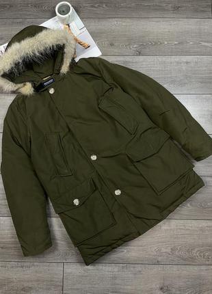 Оригінальна пухова куртка пуховик парка woolrich arctic parka