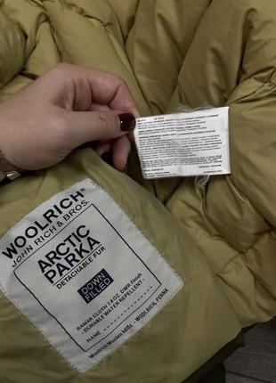 Оригинальная пуховая куртка пуховик парка woolrich arctic parka6 фото