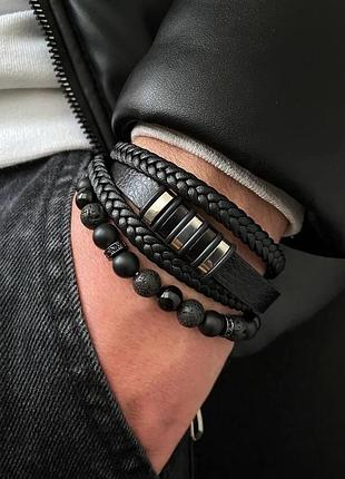 Набор из кожи и камня