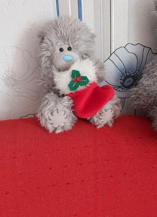 Мишка тедди новогодний