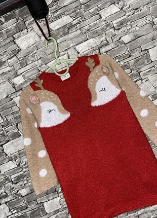Свитер, новогодний свитер, свитер с оленем2 фото