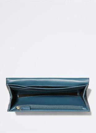 Новый кошелек calvin klein (ck logo longfold blue lake wallet) с америки2 фото