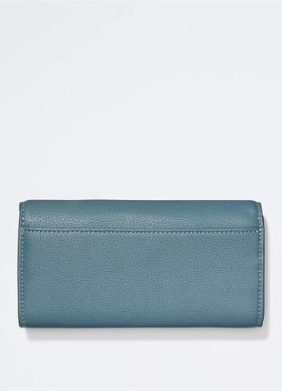 Новый кошелек calvin klein (ck logo longfold blue lake wallet) с америки3 фото