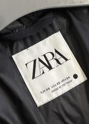 Черная куртка на зиму от zara5 фото