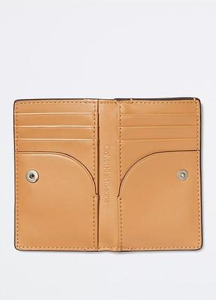 Новий гаманець calvin klein (ck minimal monogram cuoio wallet) з америкари3 фото