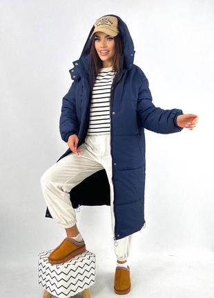 Жіноча тепла зимова куртка пальто,пуховик,женская зимняя длинная тёплая куртка,пуховик,куртка на зиму,осіння куртка пальто2 фото
