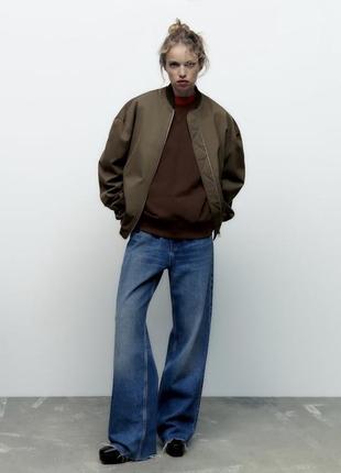 Zara світшот з написом, товстовка, худі, реглан, светр, кофта5 фото