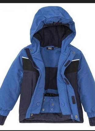 ❄️ зимняя лыжная термокуртка для мальчика с капюшоном (несъемный)❄️1 фото