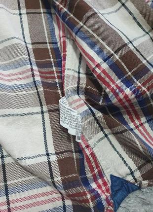 Рубашка zara, size m/s, плотный коттон, классный принт6 фото