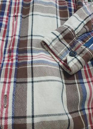 Рубашка zara, size m/s, плотный коттон, классный принт4 фото