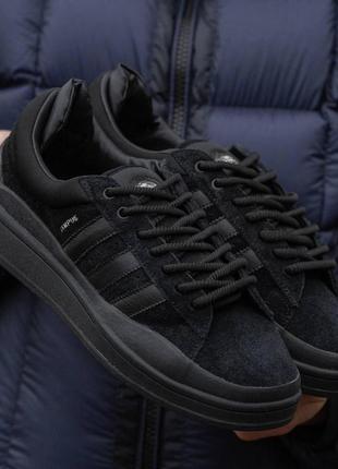 Жіночі кросівки adidas campus x bad bunny black 36-37-38-39-40