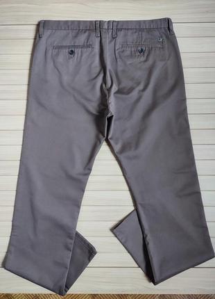 Котонові брюки штани від calvin klein leather cintrée slim fit ☕ розмір 34w/34l7 фото