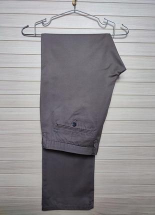 Котонові брюки штани від calvin klein leather cintrée slim fit ☕ розмір 34w/34l9 фото