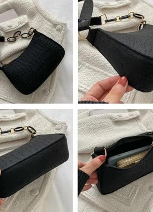 Чорна жіноча сумка