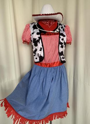 Ковбойка ковбойша ковбой шериф костюм карнавальний