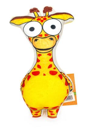 Сувенир, подушечка мягкая жираф сафари, микроплюш, копица, украина, 30*14*5см (00382-1)