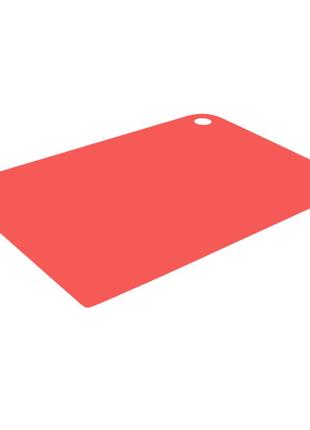 Доска разделочная пластиковая элегант 25х35 см красный2 фото