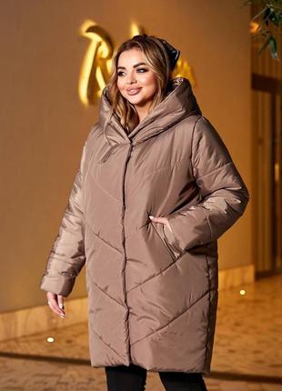 Жіноча зимова куртка,женская зимняя тёплая куртка,женское зимнее пальто,жіноче зимове пальто стьобане стёганое балонова,пуховик7 фото
