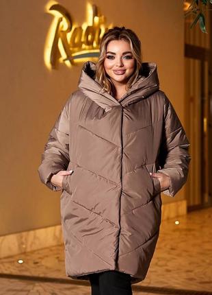 Жіноча зимова куртка,женская зимняя тёплая куртка,женское зимнее пальто,жіноче зимове пальто стьобане стёганое балонова,пуховик9 фото