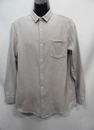 Чоловіча тепла сорочка topman р.50 136rt (тільки в зазначеному розмірі, тільки 1 шт.)1 фото