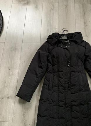 Куртка плащ зимний размер s m с капюшоном меди2 фото