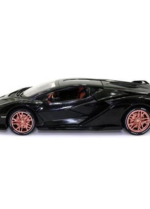 Игрушечная машинка металлическая lamborghini sian «автоексперт», ламборджини сиан, свет, звук, 20*8*5 см4 фото