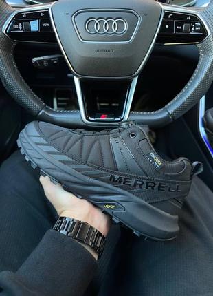 ❄️ мужские кроссовки merrell float pro cordura all black termo❄️