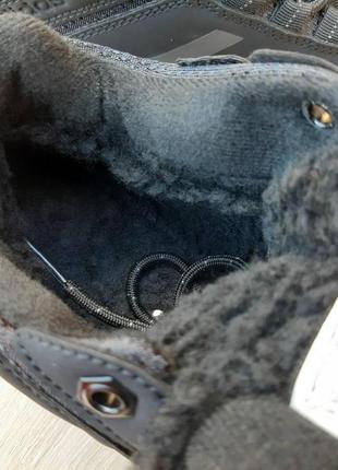 Кросівки чоловічі осінь — зима adidas climaproof високі чорні6 фото