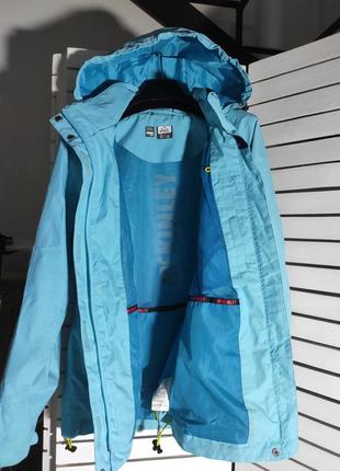 Олімпійка куртка дощовик термо спортивна блакитна 44 46 s m вітрівка жіноча з капюшоном