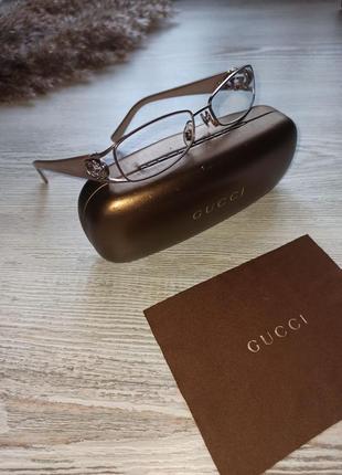 Оправа окуряры gucci + футляр в подарок1 фото