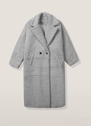 Тепла еко-шуба  з поясом8 фото