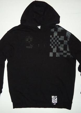 Кофта  толстовка puma borussia dortmund ftblculture hoody 2022-23 (l)1 фото