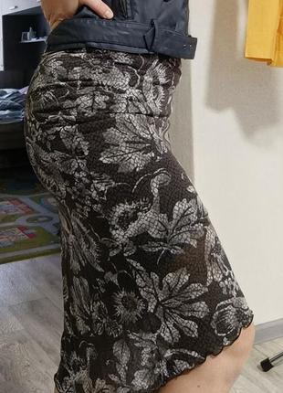 Цветочная юбка асимметрия kookai юбка9 фото