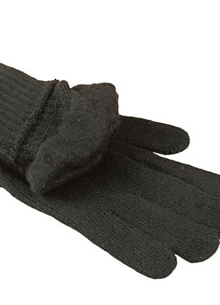 Перчатки мужские шерстяные осень-зима размер l- xxl6 фото