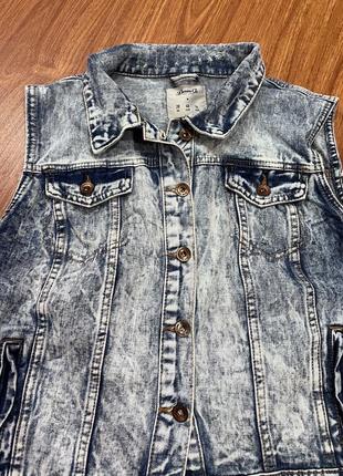 Жилет джинс