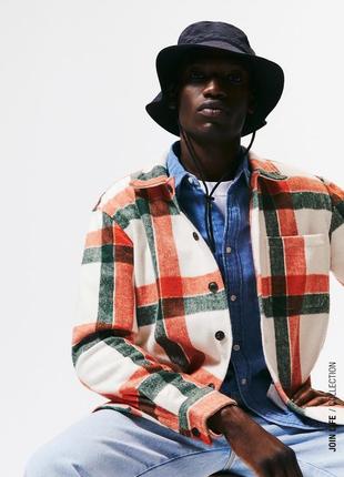 Фланелевая теплая рубашка мужская zara flannel 8