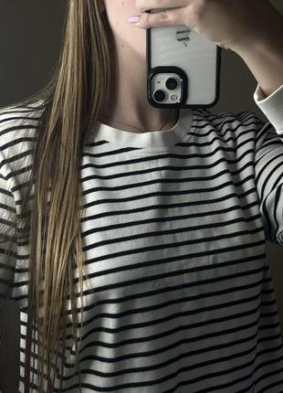 Кофта в полоску zara 4