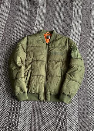 Asos зимний бомбер унисекс куртка оригинал бы у