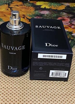 Christian dior sauvage parfum 100мл
