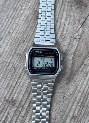 Casio a159w / серебряные / новые / наручные часы