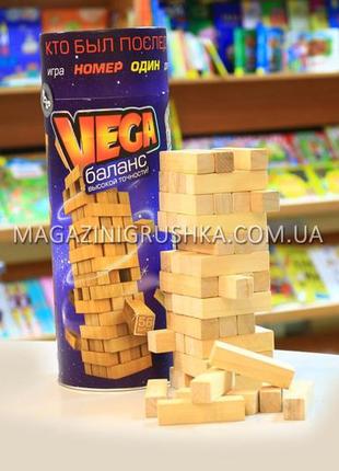 Настольная игра vega ( вега ). украинская версия игры башня дженга ( jenga )2 фото