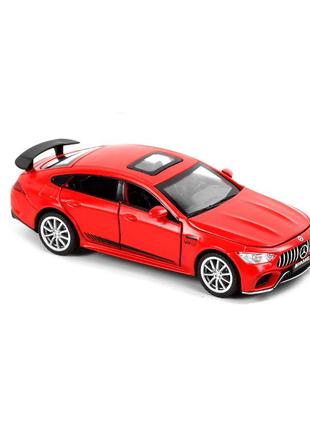 Іграшкова машинка металева mercedes-benz amg «автоексперт» мерседес червоний звук світло 15*6*5 см (26902)2 фото