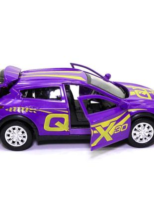 Машинка игровая infiniti qx30 «technopark» glamcar джип инфинити металл фиолетовый 11*4*5 см (qx30-12grl-pur)5 фото