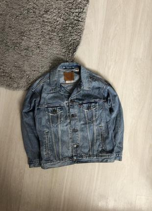 Джинсова куртка джинсовка levi’s premium1 фото