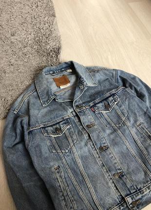 Джинсова куртка джинсовка levi’s premium3 фото