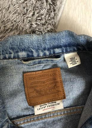 Джинсова куртка джинсовка levi’s premium6 фото