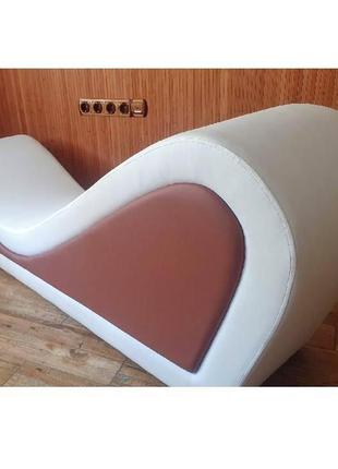 Диван-софа тантра \ білий коричневий \ крісло tantra1 фото