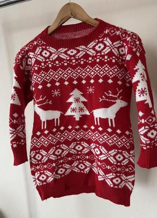 Різдвяний новорічний светр2 фото