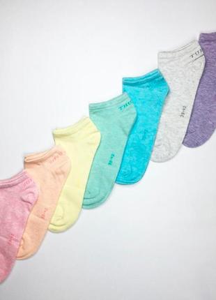 Набір шкарпеток на тиждень 7 пар біо бавовна шкарпетки короткі р.39/42 німеччина3 фото