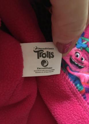 Комплект шапка і снуд тролі trolls , набір для дівчинки шапка і хомут6 фото